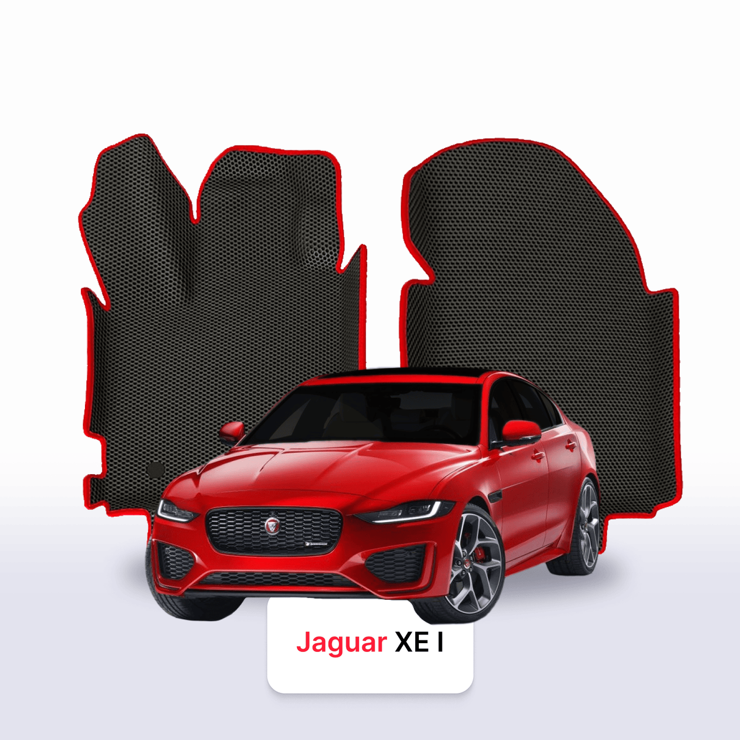 Car mats EVAMATS for Jaguar XE 1 gen 2015-2024 year LONG SEDAN