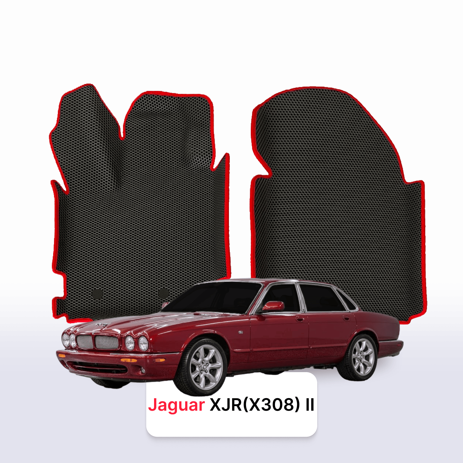 Car mats EVAMATS for Jaguar XJR(X308) 2 gen 1997-2003 year SEDAN