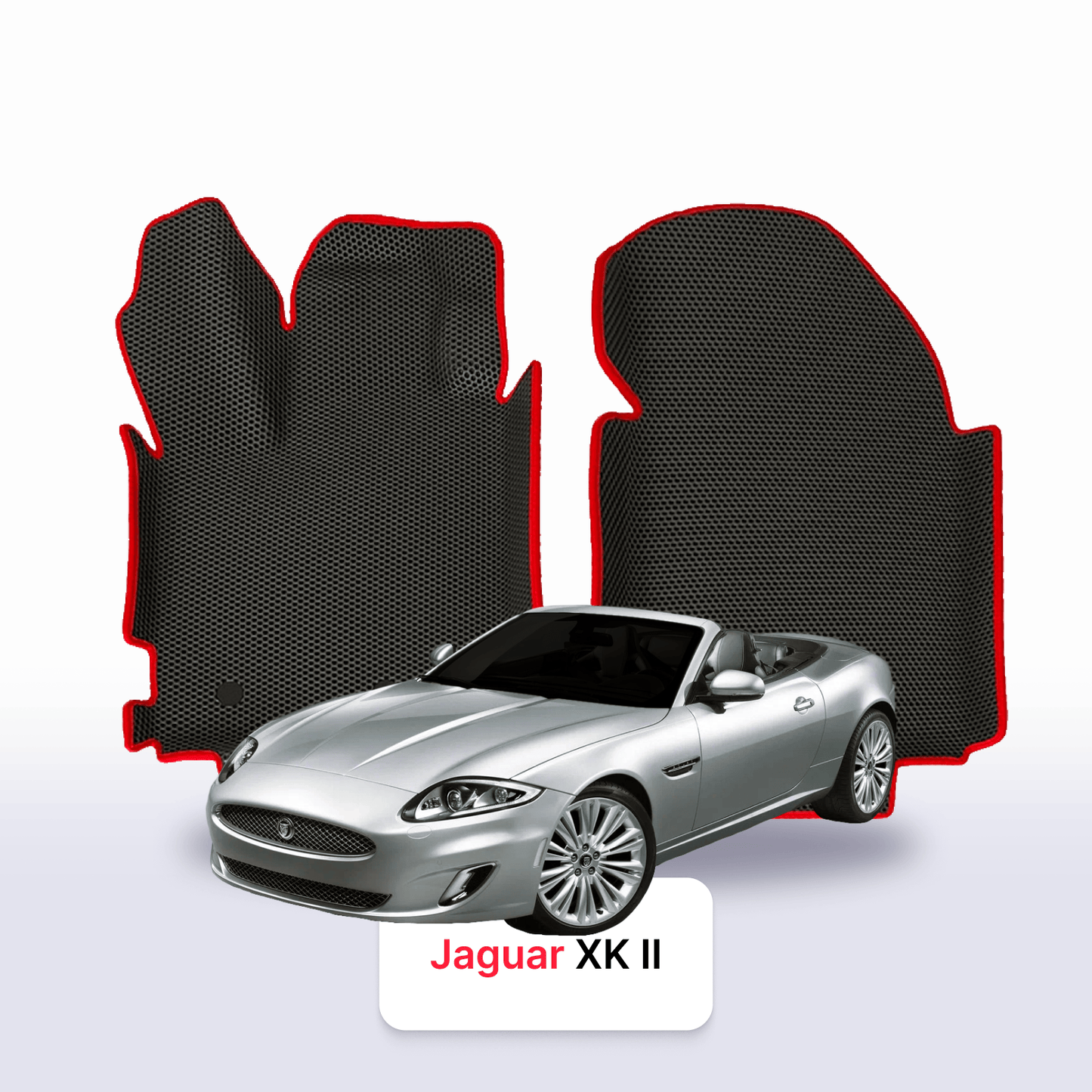 Car mats EVAMATS for Jaguar XK 2 gen 2006-2014 year CABRIO