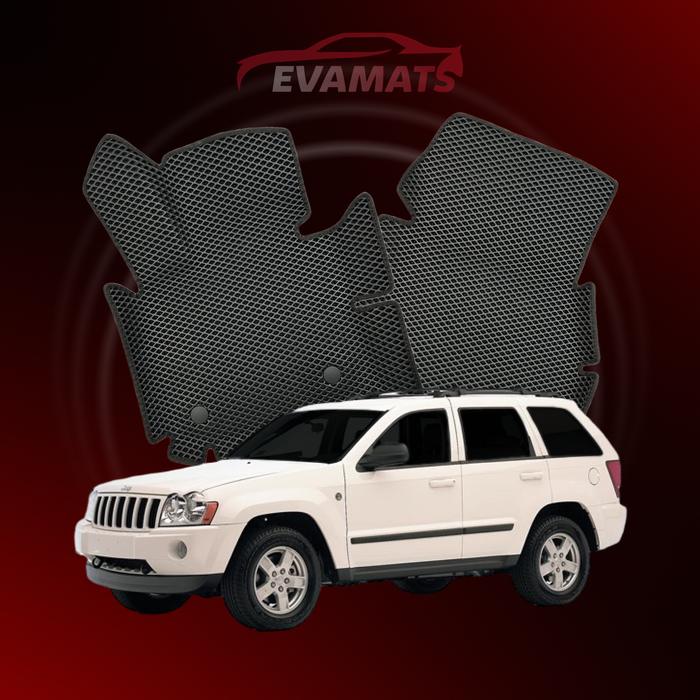 Autokoberce EVAMATS pro SUV Jeep Grand Cherokee(WK) 3 gen 2004-2010