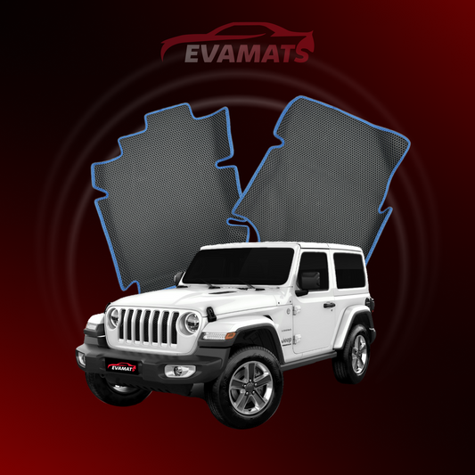 Alfombrillas de coche EVAMATS para Jeep Wrangler(JK) 3ª generación 2007-2018 SUV 3 puertas