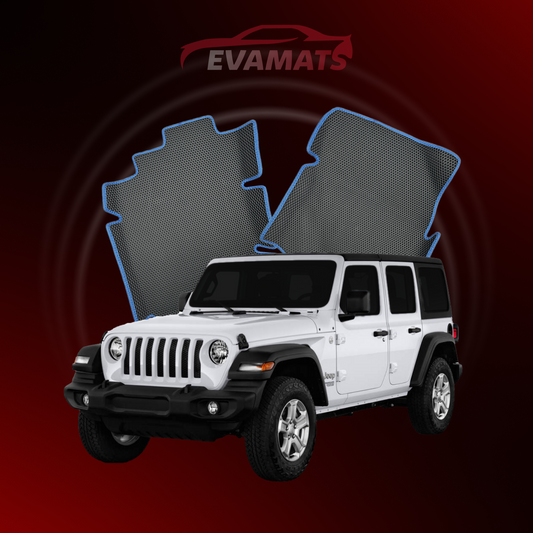 Autokoberce EVAMATS pro Jeep Wrangler(JK) 3 gen 2007-2018 rok SUV 5dv.