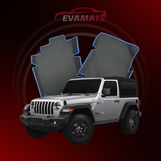 Alfombrillas de coche EVAMATS para Jeep Wrangler(JL) 4ª generación 2017-2025 SUV 3 puertas