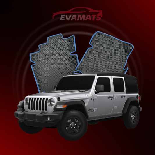 Autokoberce EVAMATS pre Jeep Wrangler(JL) 4 gen 2017-2025 ročník SUV 5dverový