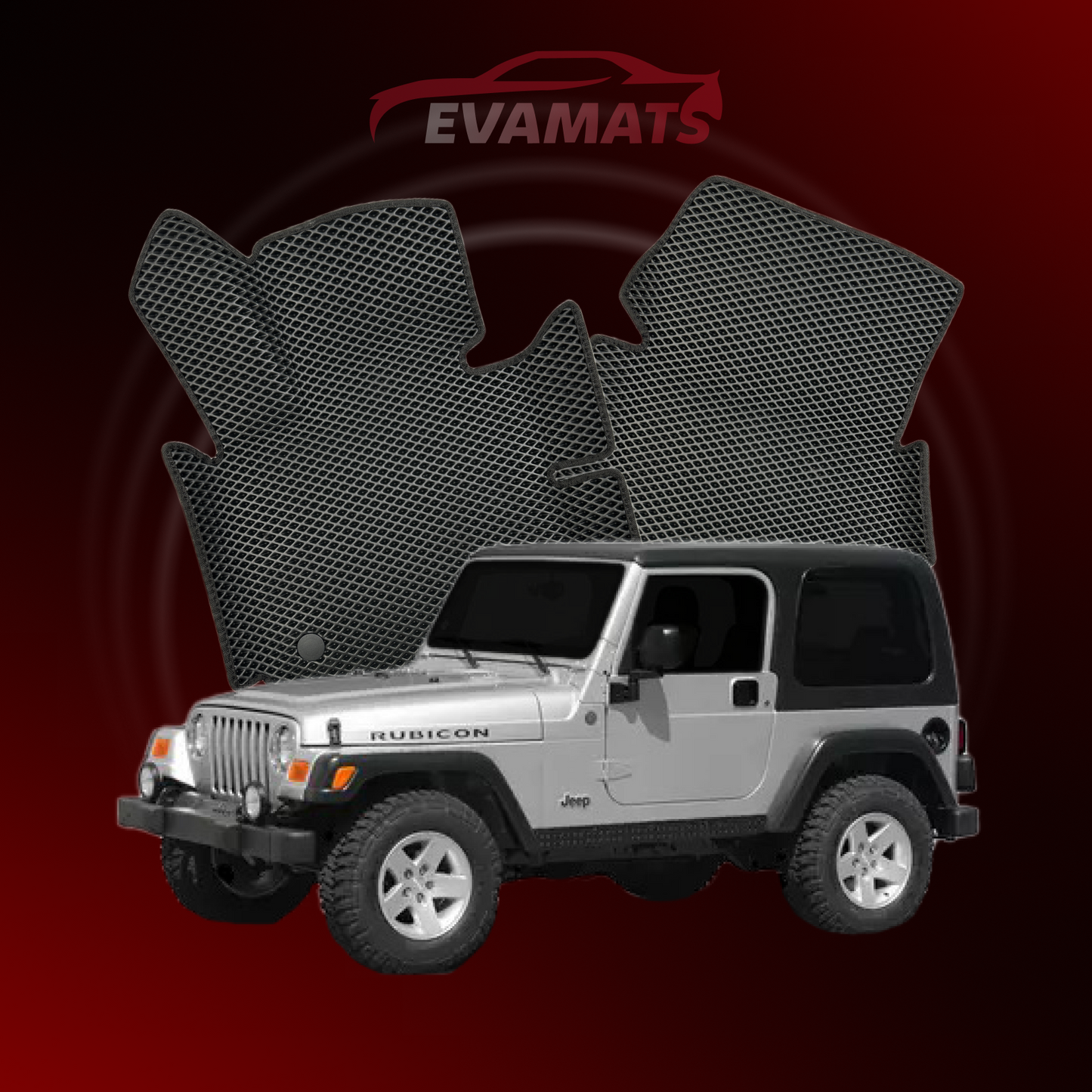 Fußmatten EVAMATS für Jeep Wrangler(TJ) 2. Generation 1996–2006, SUV, 3-türig