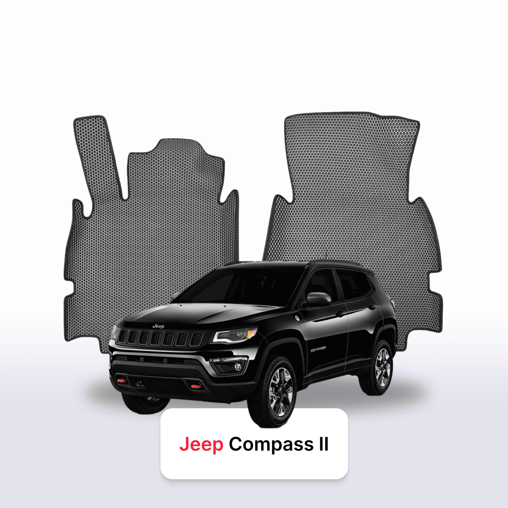 Car mats EVA for Jeep Compass 2 gen 2017-2026 year SUV