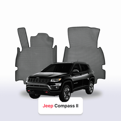 Car mats EVAMATS for Jeep Compass 2 gen 2017-2025 year SUV