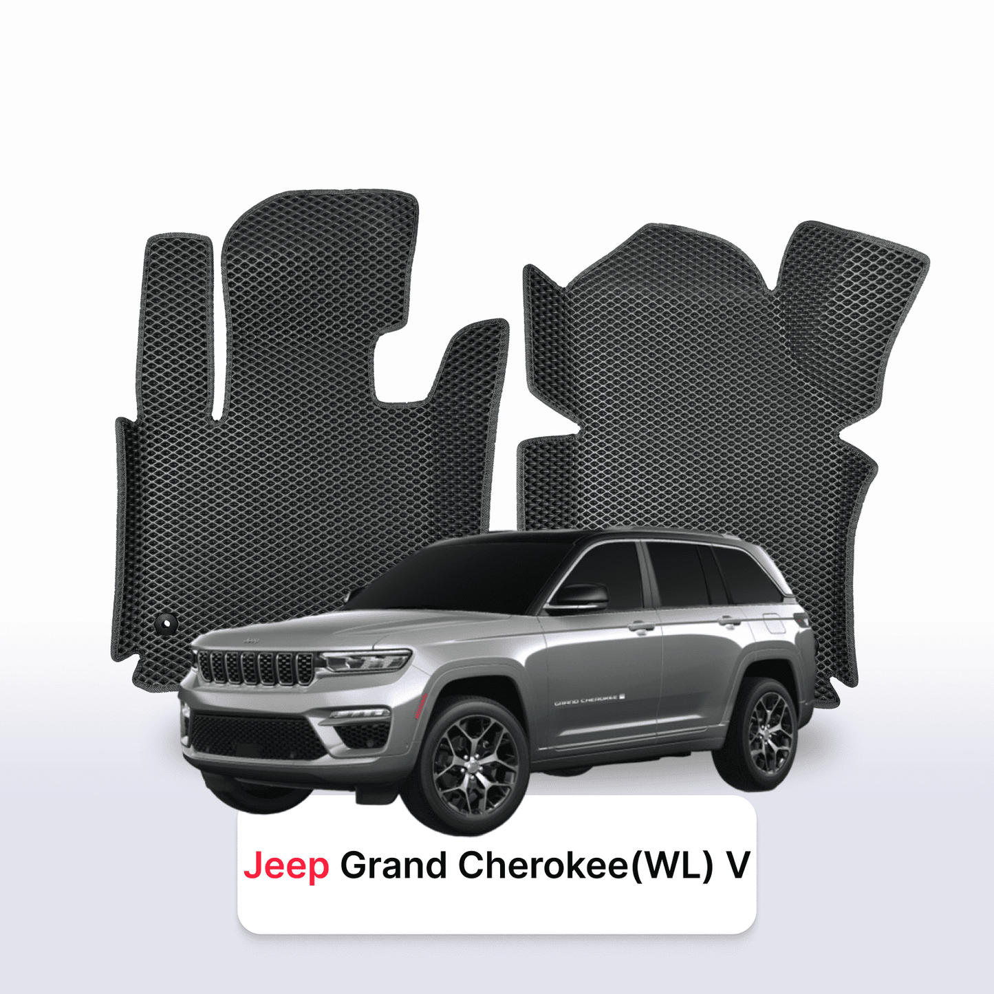 Car mats EVA for Jeep Grand Cheyearee(WL) 5 gen 2021-2028 year LONG SUV
