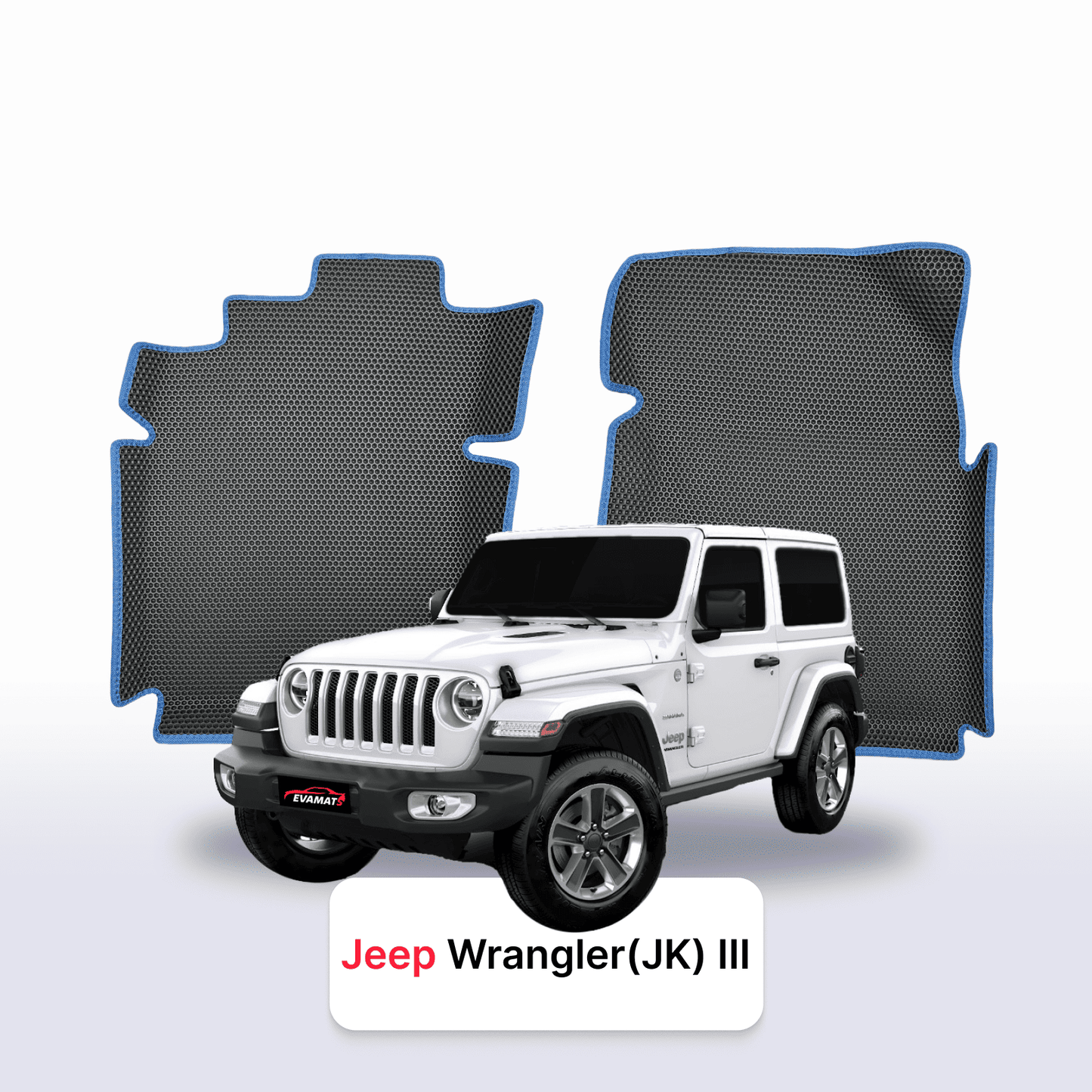 Car mats EVAMATS for Jeep Wrangler(JK) 3 gen 2007-2018 year SUV 3 door