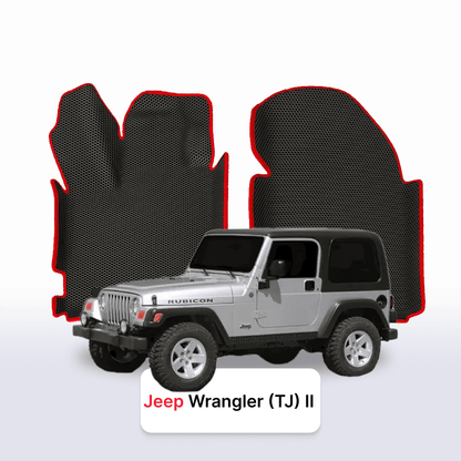 Car mats EVAMATS for Jeep Wrangler(TJ) 2 gen 1996-2006 year SUV 3 door