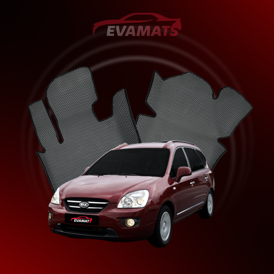 Tappetini per auto EVAMATS per Kia Carens(ONU) III generazione 2006-2012 anno MINIVAN