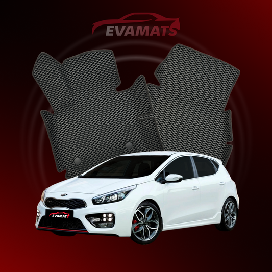 Alfombrillas de coche EVAMATS para Kia Ceed GT I gen 2012-2018 año HATCHBACK 5 puertas