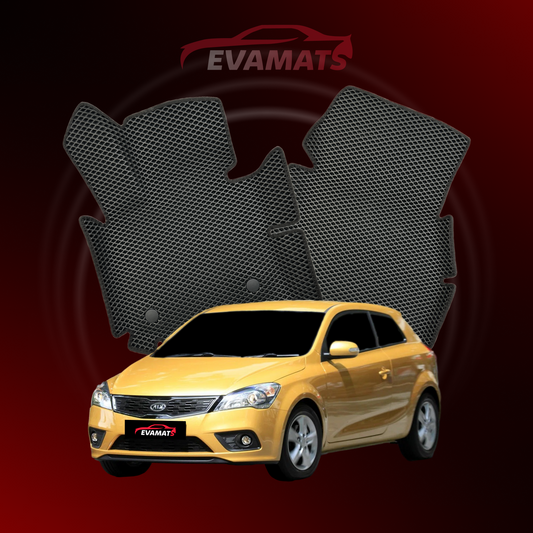 Alfombrillas de coche EVAMATS para Kia Ceed I gen 2006-2012 año HATCHBACK 3 puertas