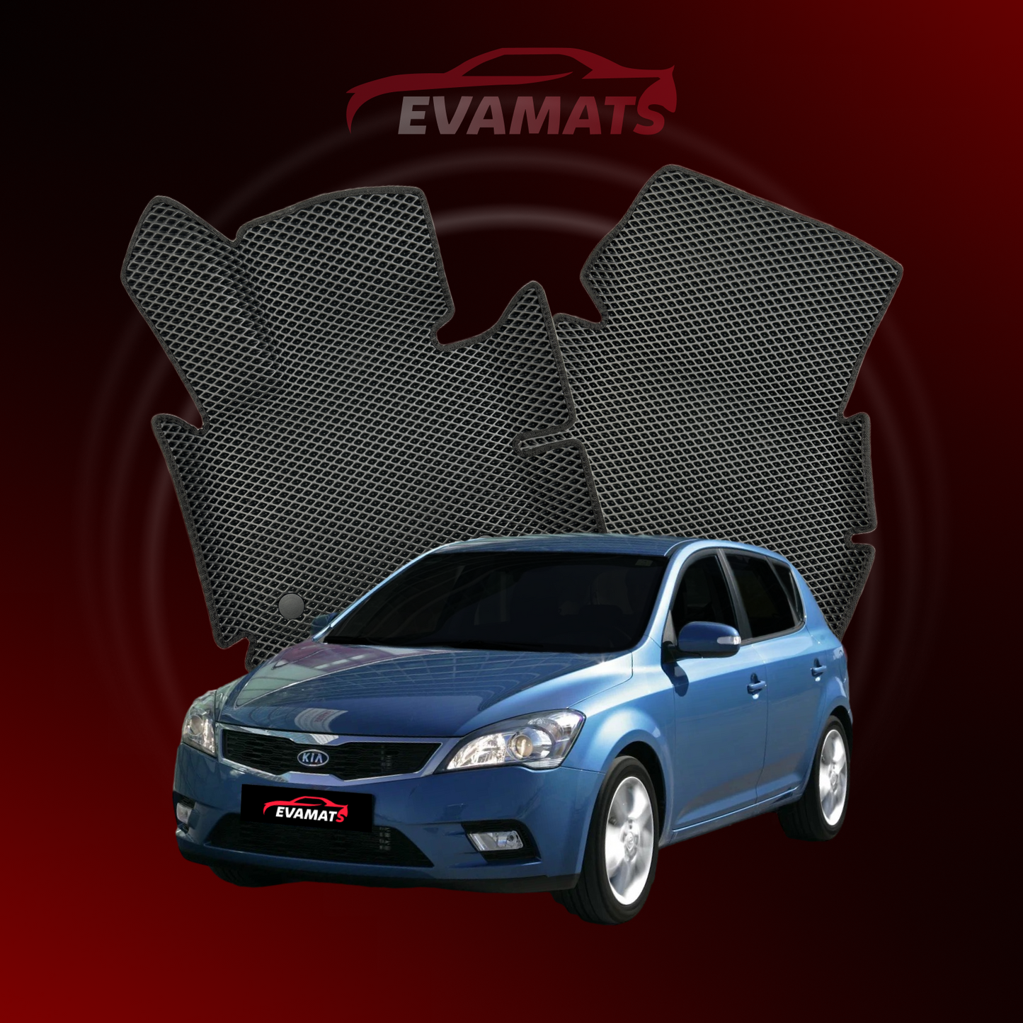 Autokoberce EVAMATS pre Kia Ceed I gen 2006-2012 rok HATCHBACK 5 dv.