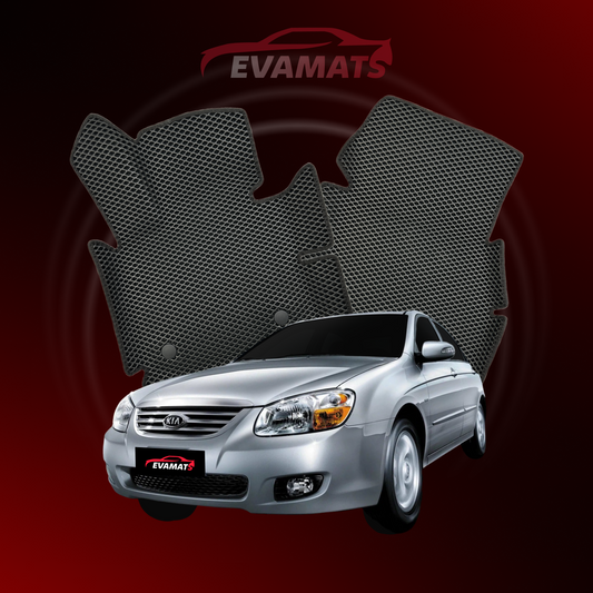 Alfombrillas de coche EVAMATS para Kia Cerato I gen 2003-2009 año SEDAN