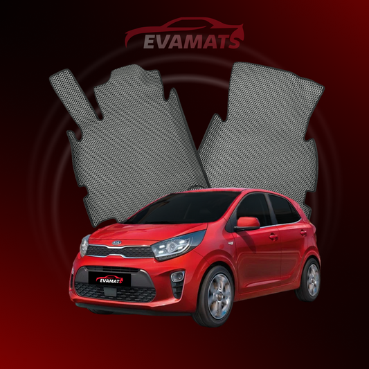 Alfombrillas de coche EVAMATS para Kia Picanto III gen 2017-2025 año HATCHBACK 5 puertas