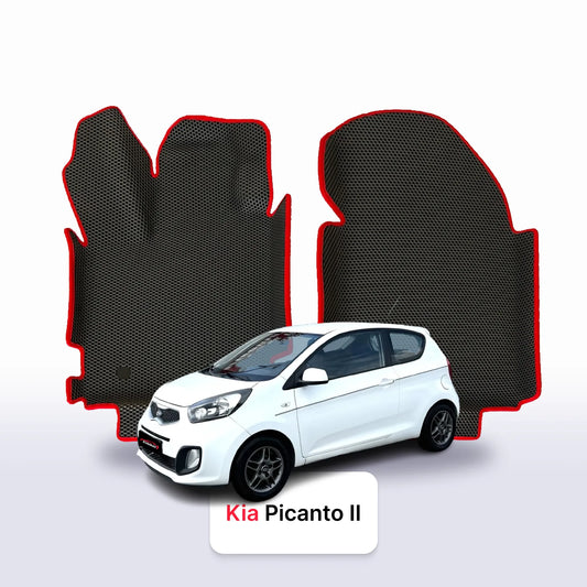 Car mats EVAMATS for Kia Picanto II gen 2011-2017 year HATCHBACK 3 door