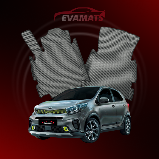 Alfombrillas de coche EVAMATS para Kia Picanto X-line III gen 2017-2025 año HATCHBACK 5 puertas