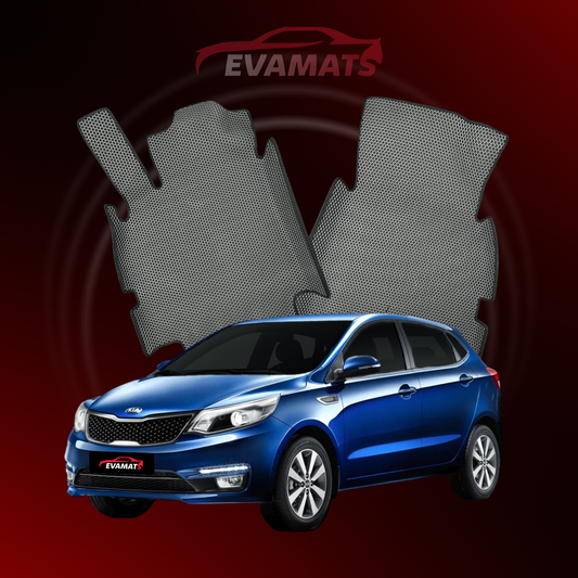 Alfombrillas de coche EVAMATS para Kia Rio III gen 2011-2017 año HATCHBACK 5 puertas