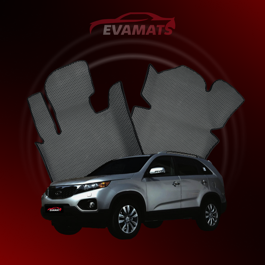 Alfombrillas de coche EVAMATS para Kia Sorento II gen 2009-2014 SUV 7 plazas