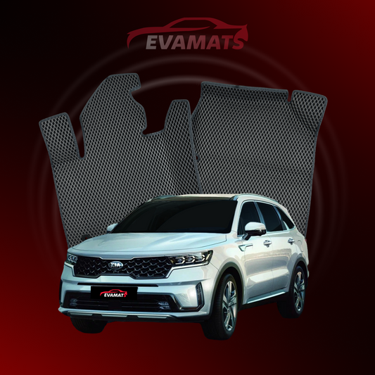 Alfombrillas de coche EVAMATS para Kia Sorento IV gen 2020-2025 SUV 7 plazas