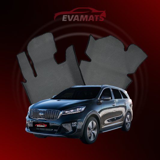 Tappetini per auto EVAMATS per Kia Sorento Prime III generazione 2014-2020 anno SUV 7 posti