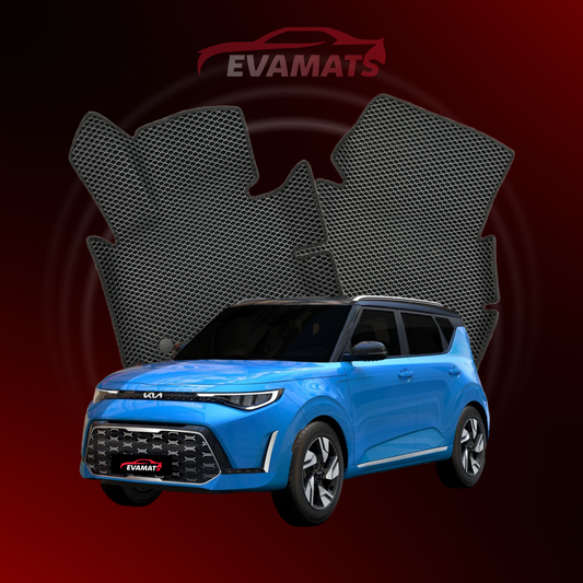 Tappetini per auto EVAMATS per Kia Soul III gen 2019-2025 anno HATCHBACK 5 porte