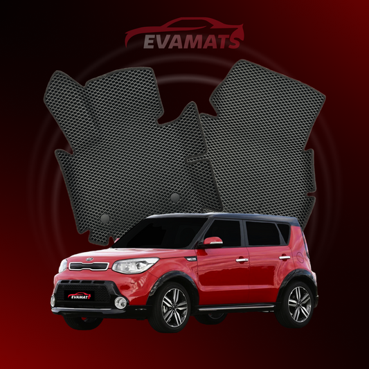 Tapis de voiture EVAMATS pour Kia Soul II gen 2013-2019 année HATCHBACK 5 portes