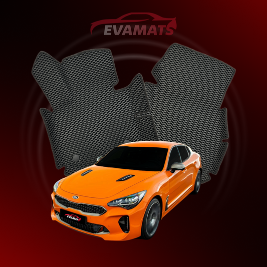 Alfombrillas de coche EVAMATS para Kia Stinger I gen 2017-2023 año LIFTBACK