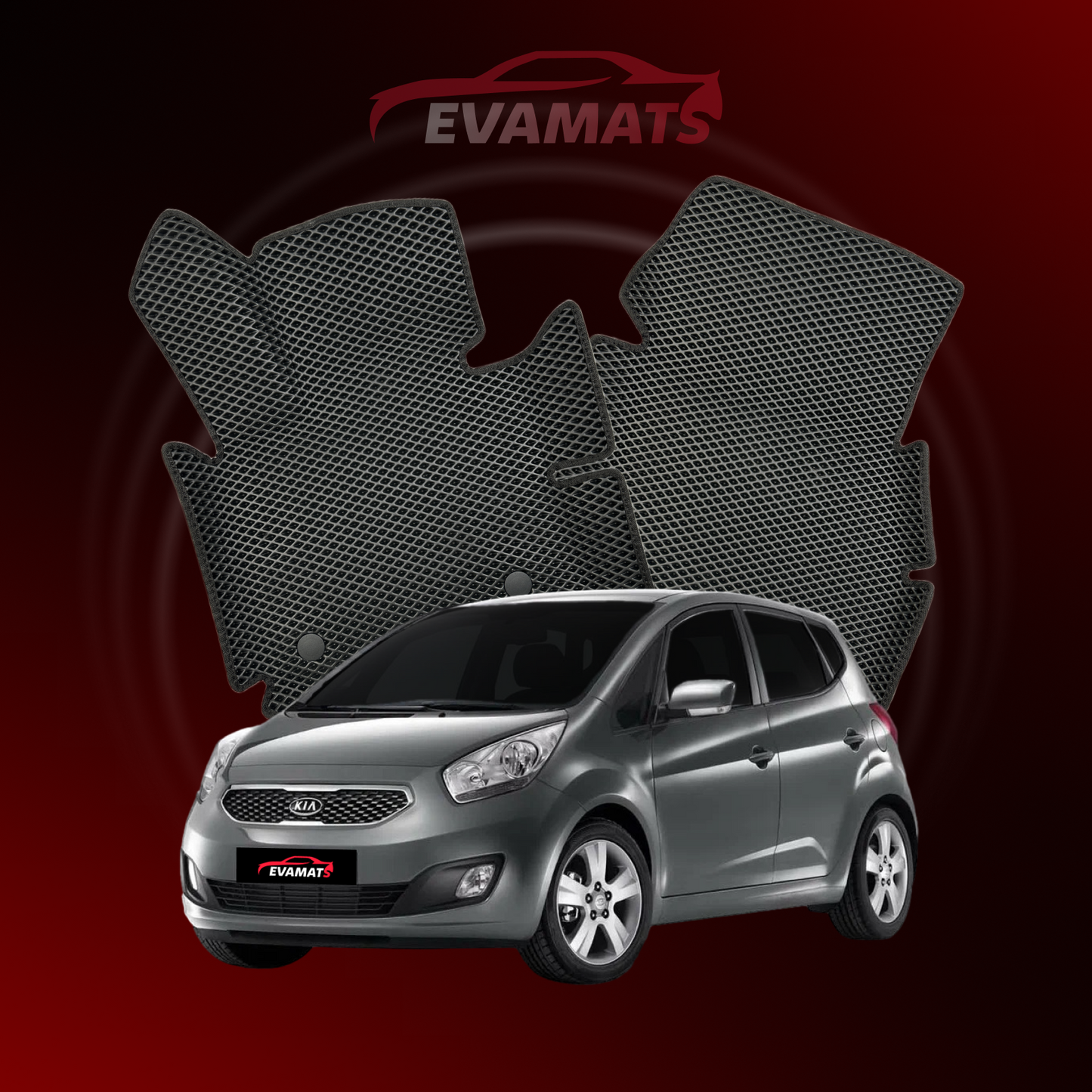 Autokoberce EVAMATS pre Kia Venga I gen 2009-2019 rok HATCHBACK 5 dv.