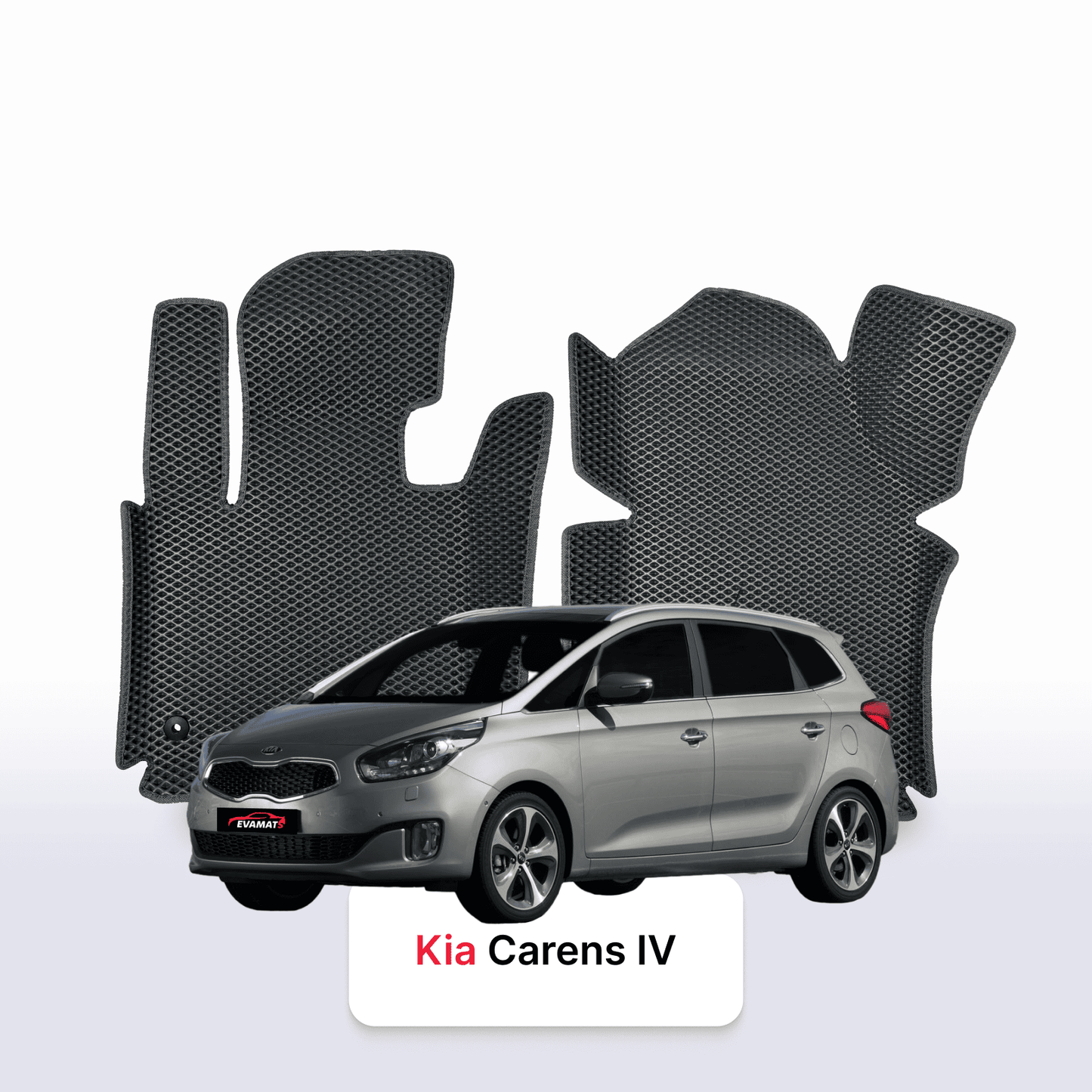 Car mats EVA for Kia Carens(RP) IV gen 2013-2019 year MINIVAN