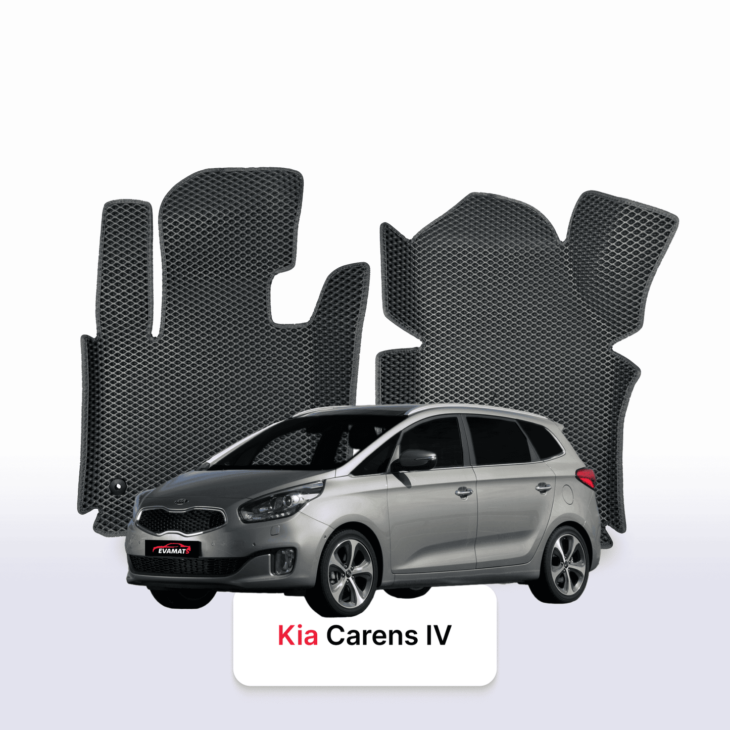 Car mats EVAMATS for Kia Carens(RP) IV gen 2013-2019 year MINIVAN