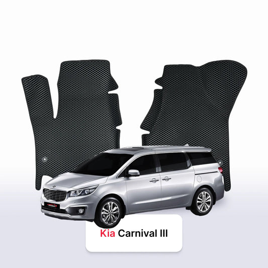 Car mats EVAMATS for Kia Carnival III gen 2014-2021 year MINIVAN