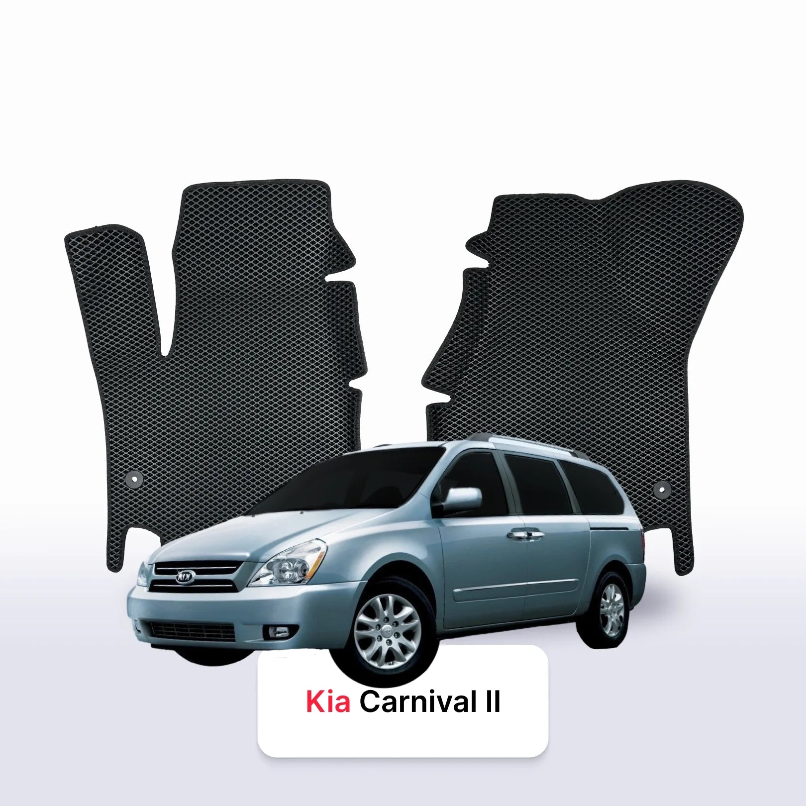Car mats EVA for Kia Carnival II gen 2006-2014 year MINIVAN
