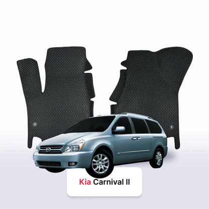 Car mats EVAMATS for Kia Carnival II gen 2006-2014 year MINIVAN