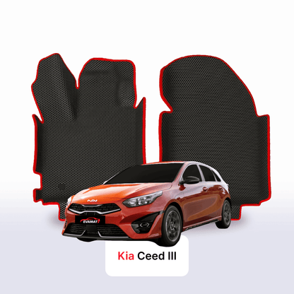 Car mats EVA for Kia Ceed II gen 2012-2018 year HATCHBACK 5 door
