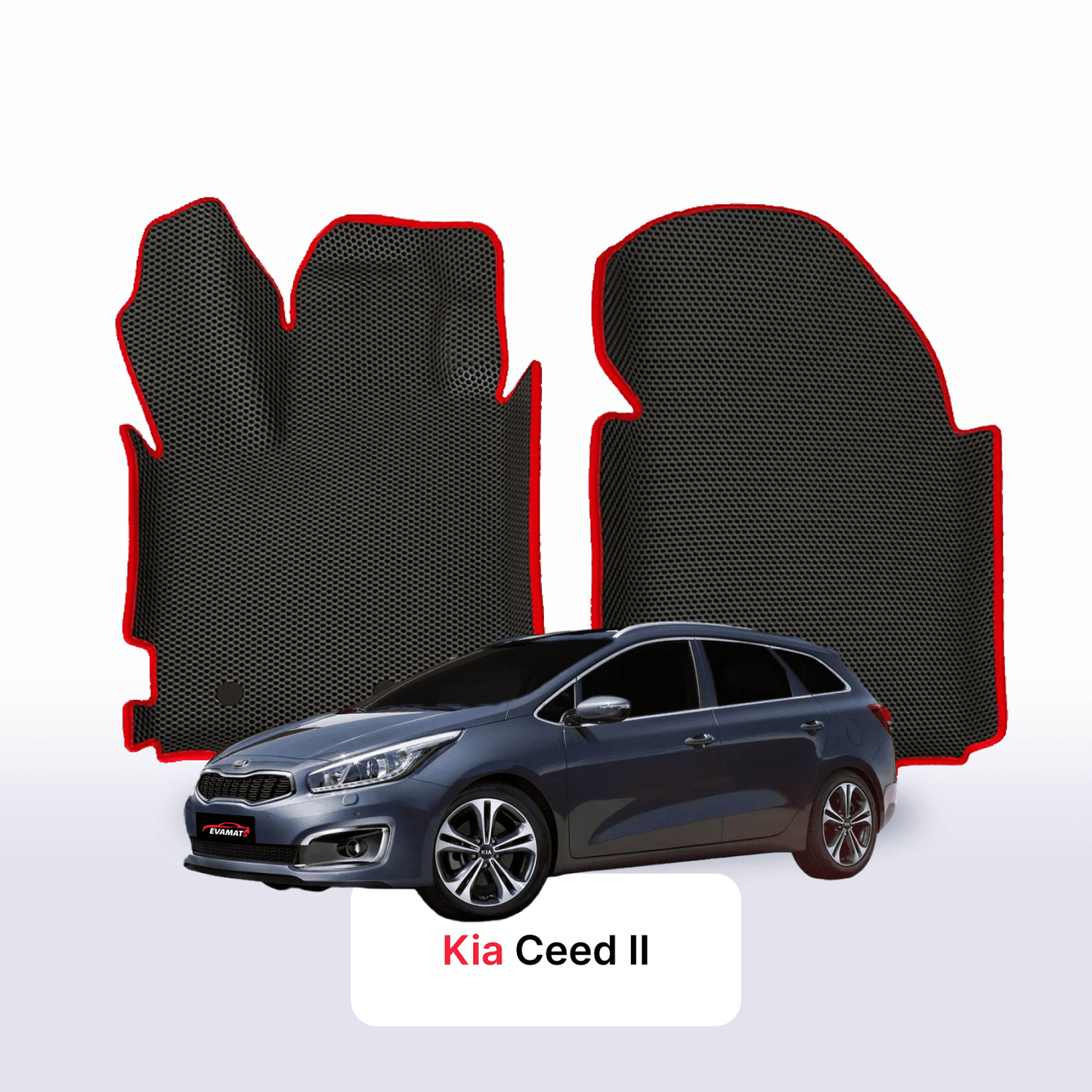 Car mats EVAMATS for Kia Ceed II gen 2012-2018 year STATION WAGON