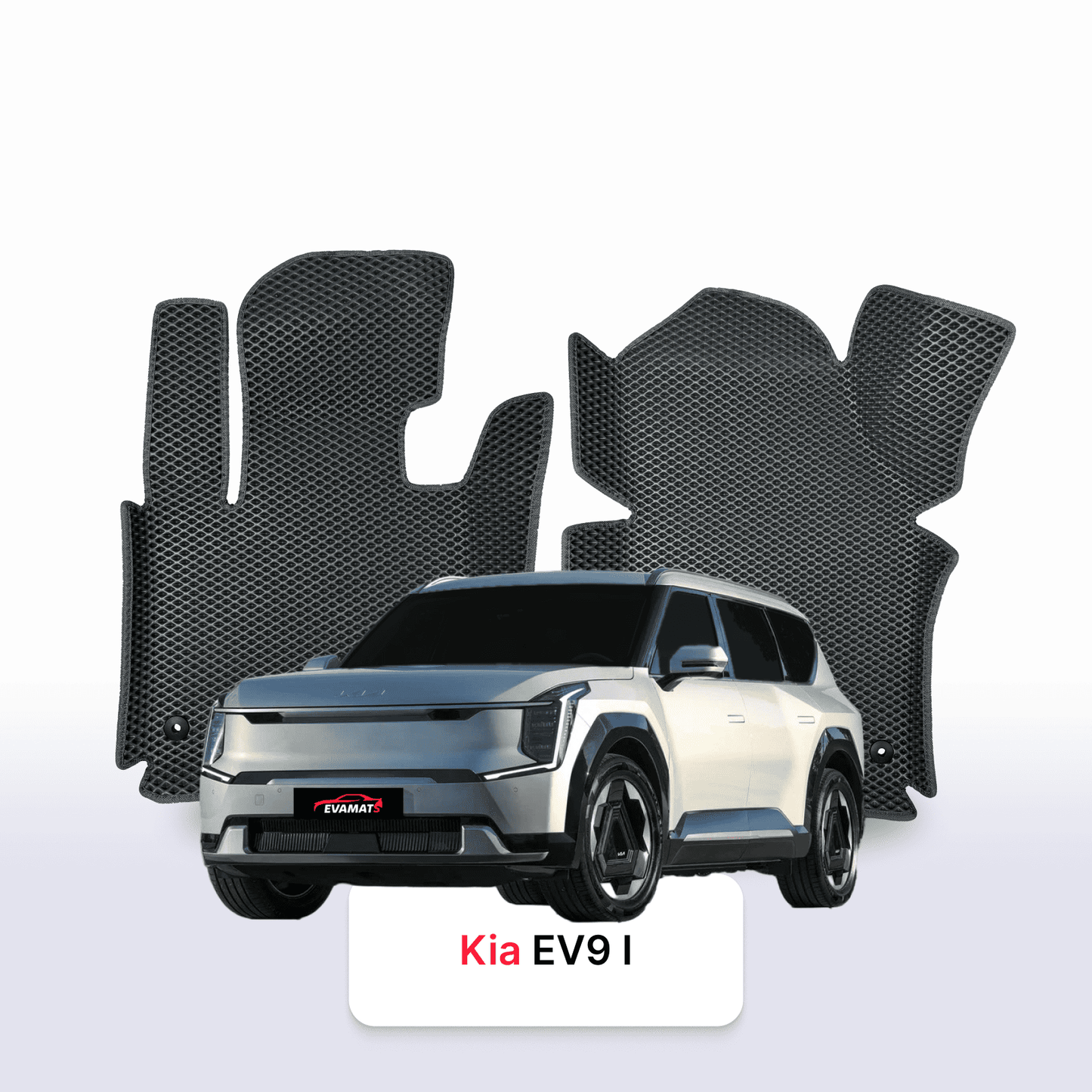 Car mats EVAMATS for Kia EV9 I gen 2023-2025 year SUV