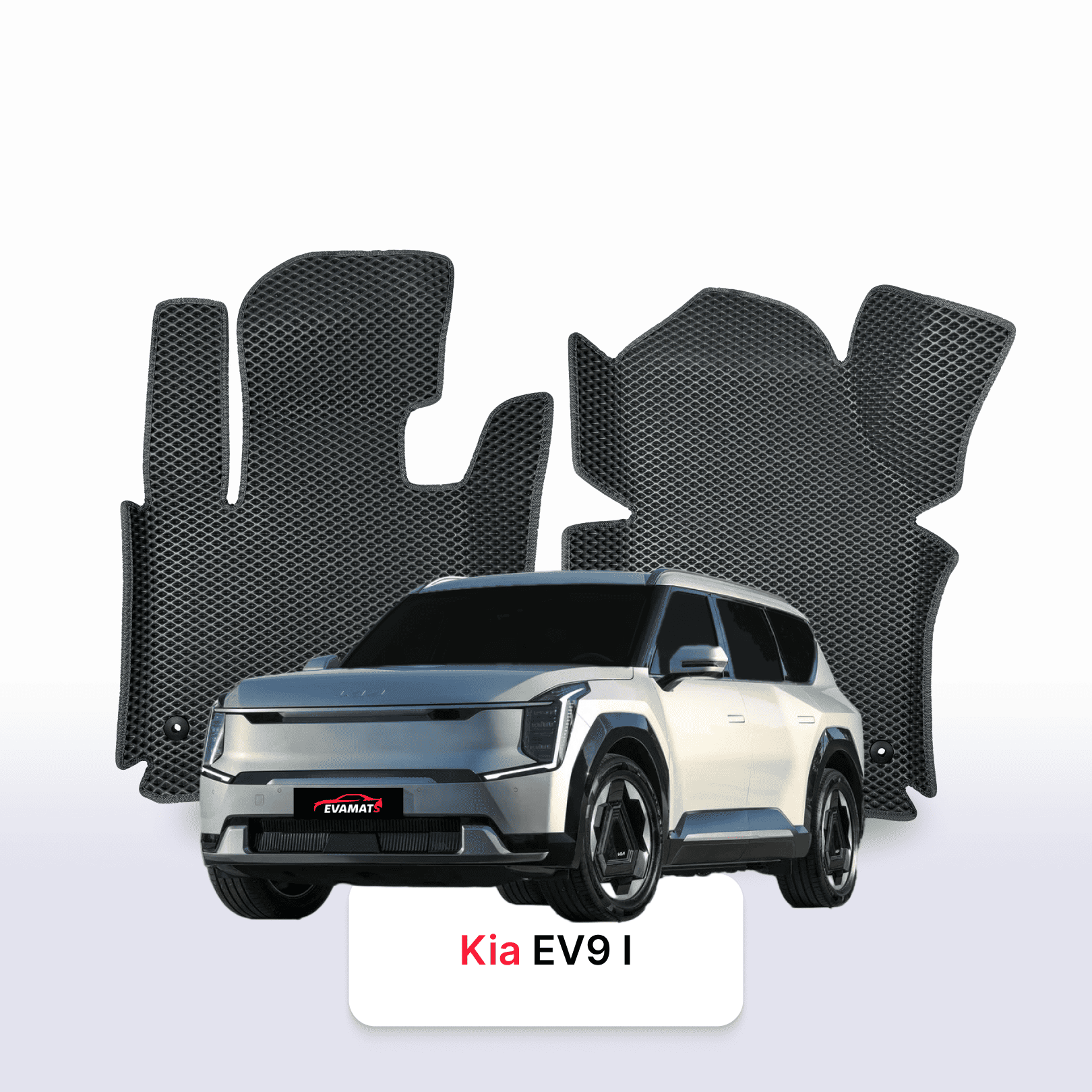 Car mats EVAMATS for Kia EV9 I gen 2023-2025 year SUV