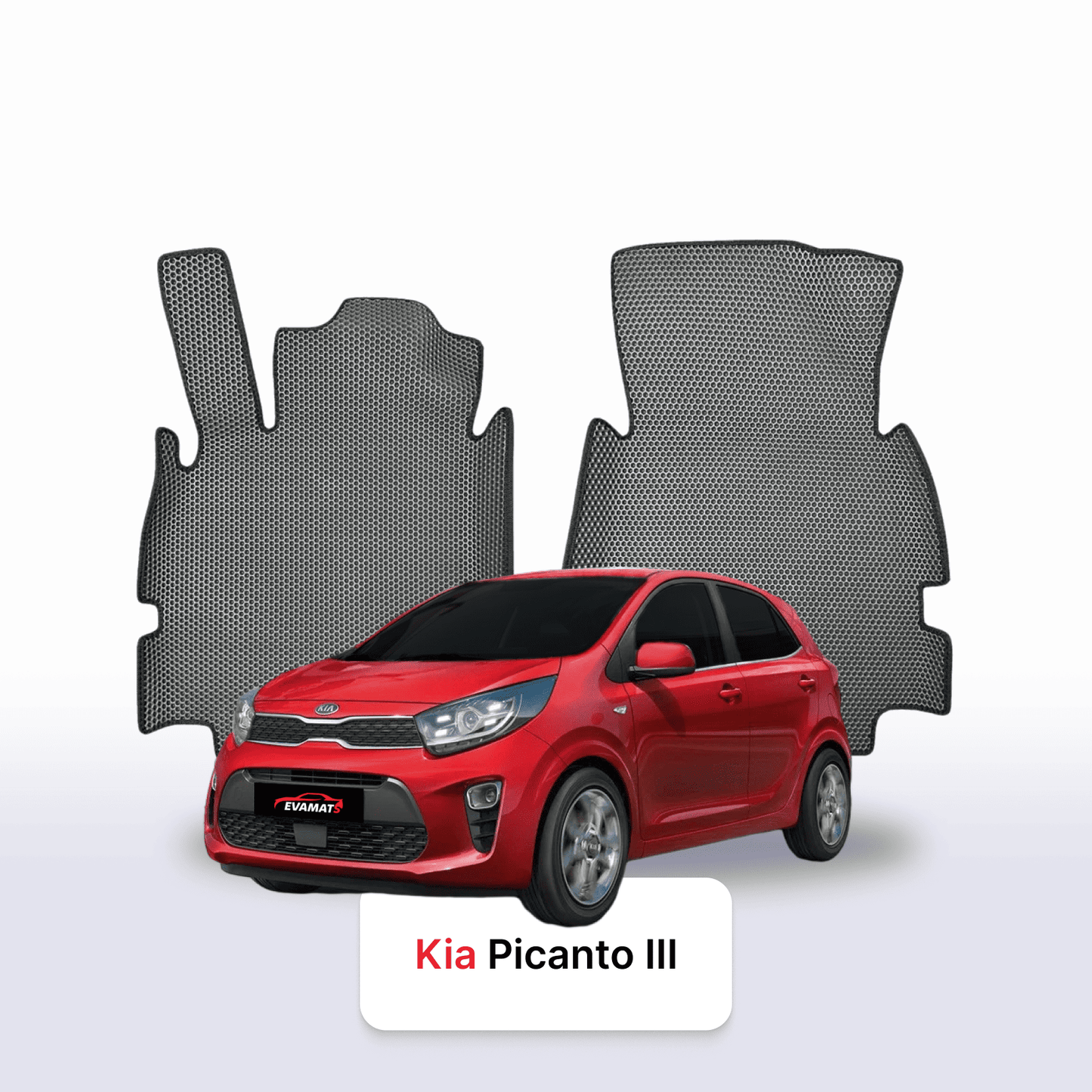 Car mats EVAMATS for Kia Picanto III gen 2017-2025 year HATCHBACK 5 door