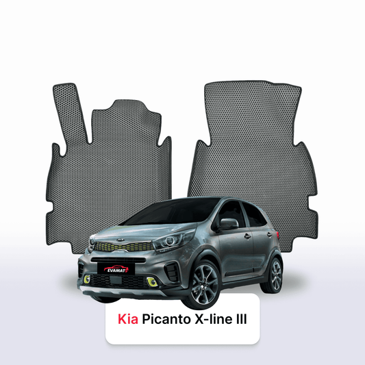 Car mats EVAMATS for Kia Picanto X-line III gen 2017-2028 year HATCHBACK 5 door