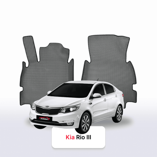 Car mats EVAMATS for Kia Rio III gen 2011-2017 SEDAN