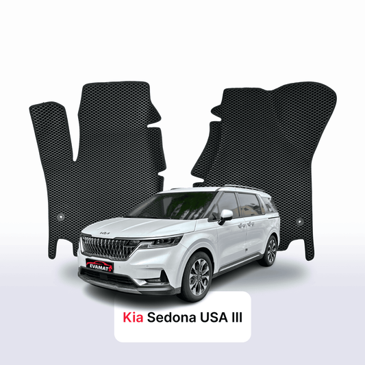 Car mats EVAMATS for Kia Sedona USA III gen 2014-2020 year MINIVAN