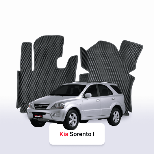 Car mats EVAMATS for Kia Sorento I gen 2002-2011 year SUV 7 seater