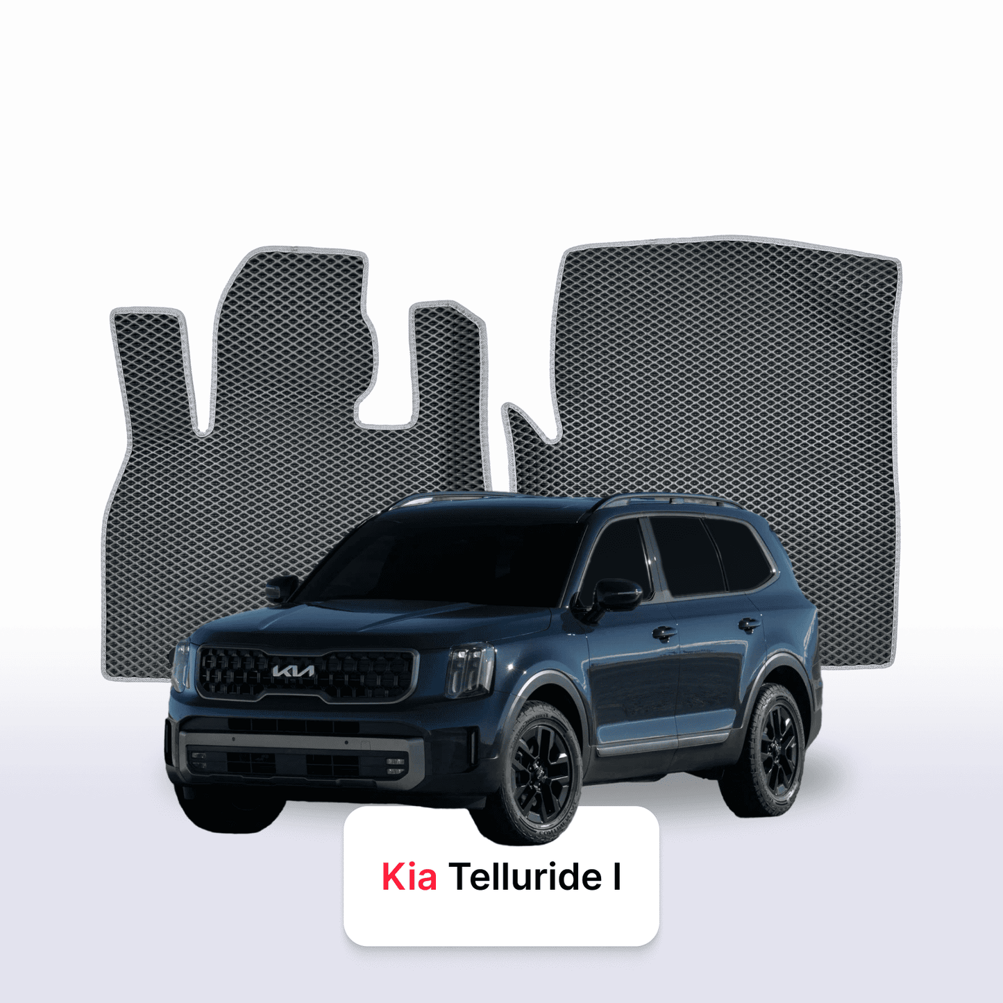 Car mats EVAMATS for Kia Telluride I gen 2019-2025 year SUV 7 seater