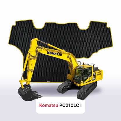 Car mats EVAMATS for Komatsu PC210LC 1 gen 2015-2021 year DIGGER