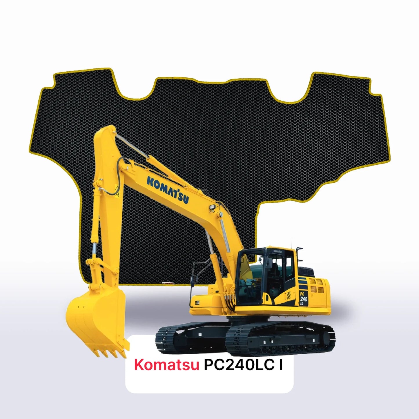Car mats EVAMATS for Komatsu PC240LC 1 gen 2010-2017 year DIGGER