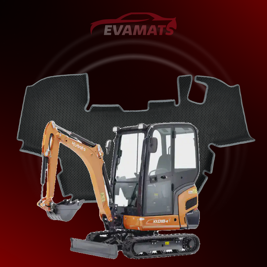 Alfombrillas de coche EVAMATS para Kubota KX018-4 1ª generación 2018-2025 año DIGGER