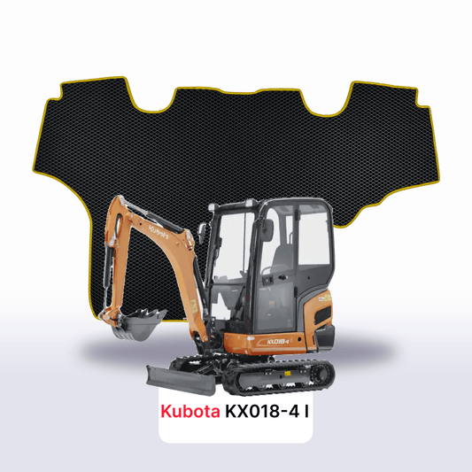 Car mats EVAMATS for Kubota KX018-4 1 gen 2018-2028 year DIGGER