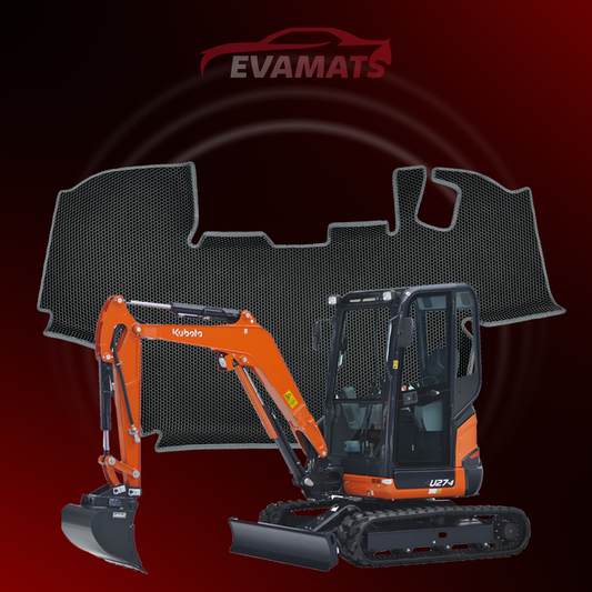 Tappetini per auto EVAMATS per Kubota U27-4 1 generazione 2015-2025 anno DIGGER